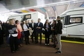 En la inauguración de Nortur participó el presidente de la Cámara, la edil de Turismo y la viceconsejera de Turismo, además de representantes de asociaciones del sector.