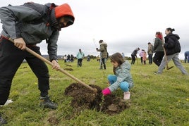 Fotos: 'Planta un bosque con nosotros', en Tremañes