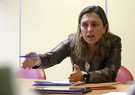 La presidenta en funciones de Fade, María Calvo.
