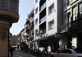 Exterior del Hotel 40 Nudos, en la calle de La Fruta.