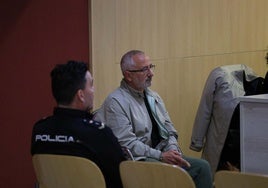 Felipe A. R., durante una de las sesiones del juicio.