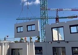 Construcción por módulos de Avintia en Aranda del Duero.