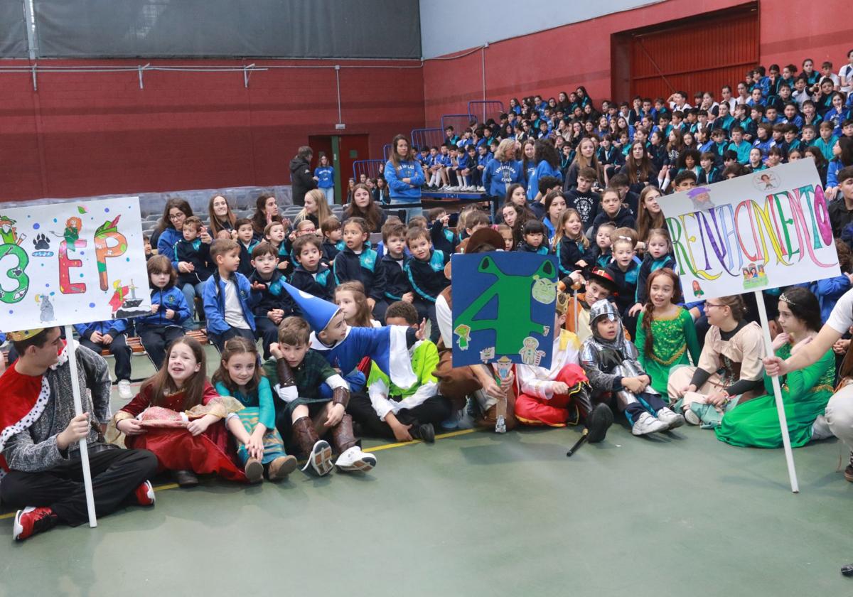 Fiestas colegiales en la Inmaculada de Gijón