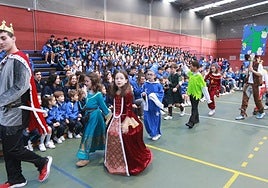 Fiestas colegiales en la Inmaculada de Gijón