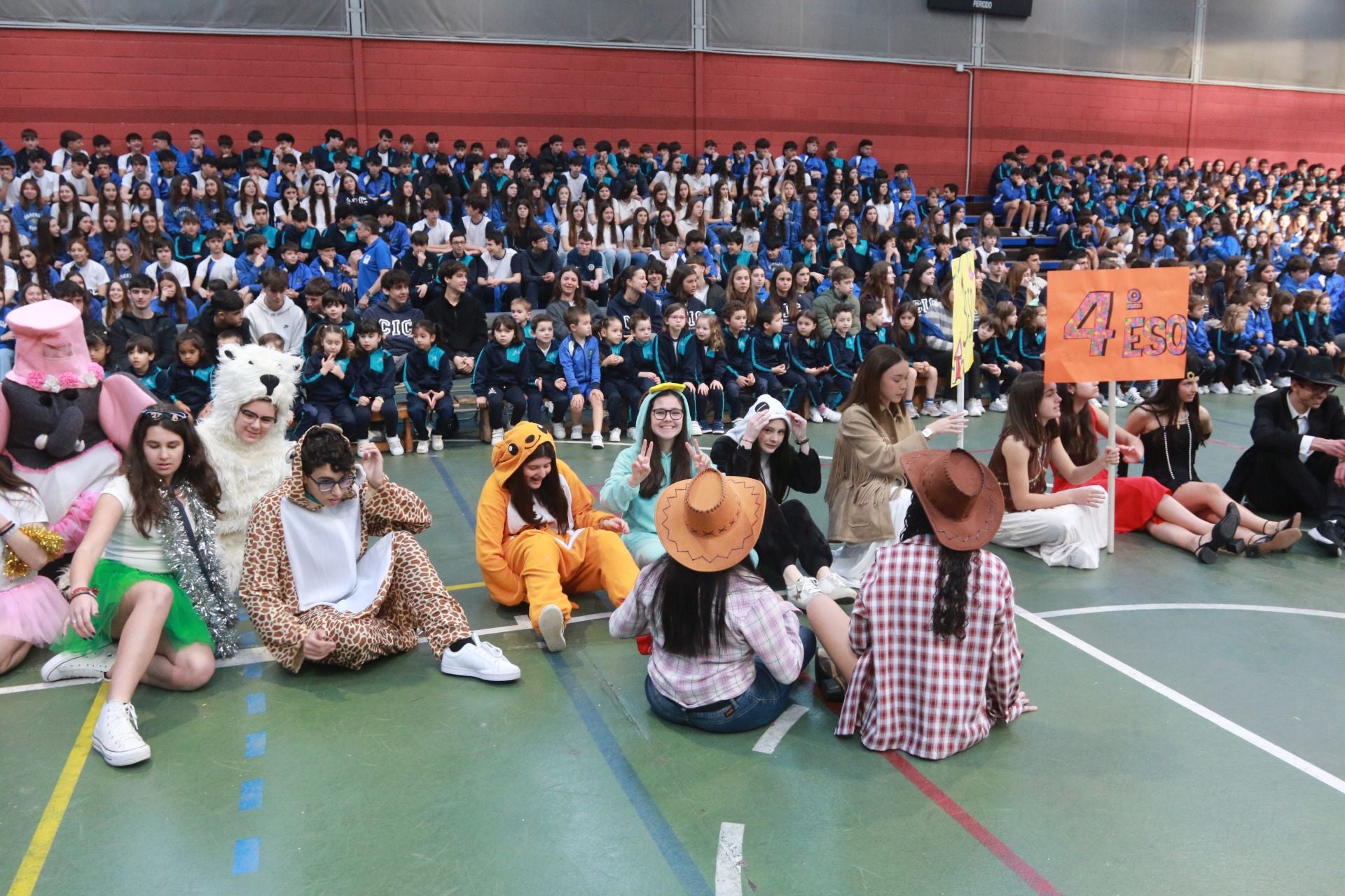 Fiestas colegiales en la Inmaculada de Gijón