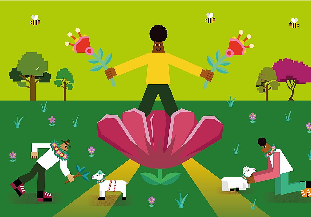 'Blogsmog' es realidad aumentada disponible en la plaza del Parchís.