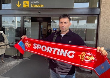 Garitano ya está en Asturias: «Con la ayuda de todos, vamos a ver si conseguimos el objetivo del Sporting»