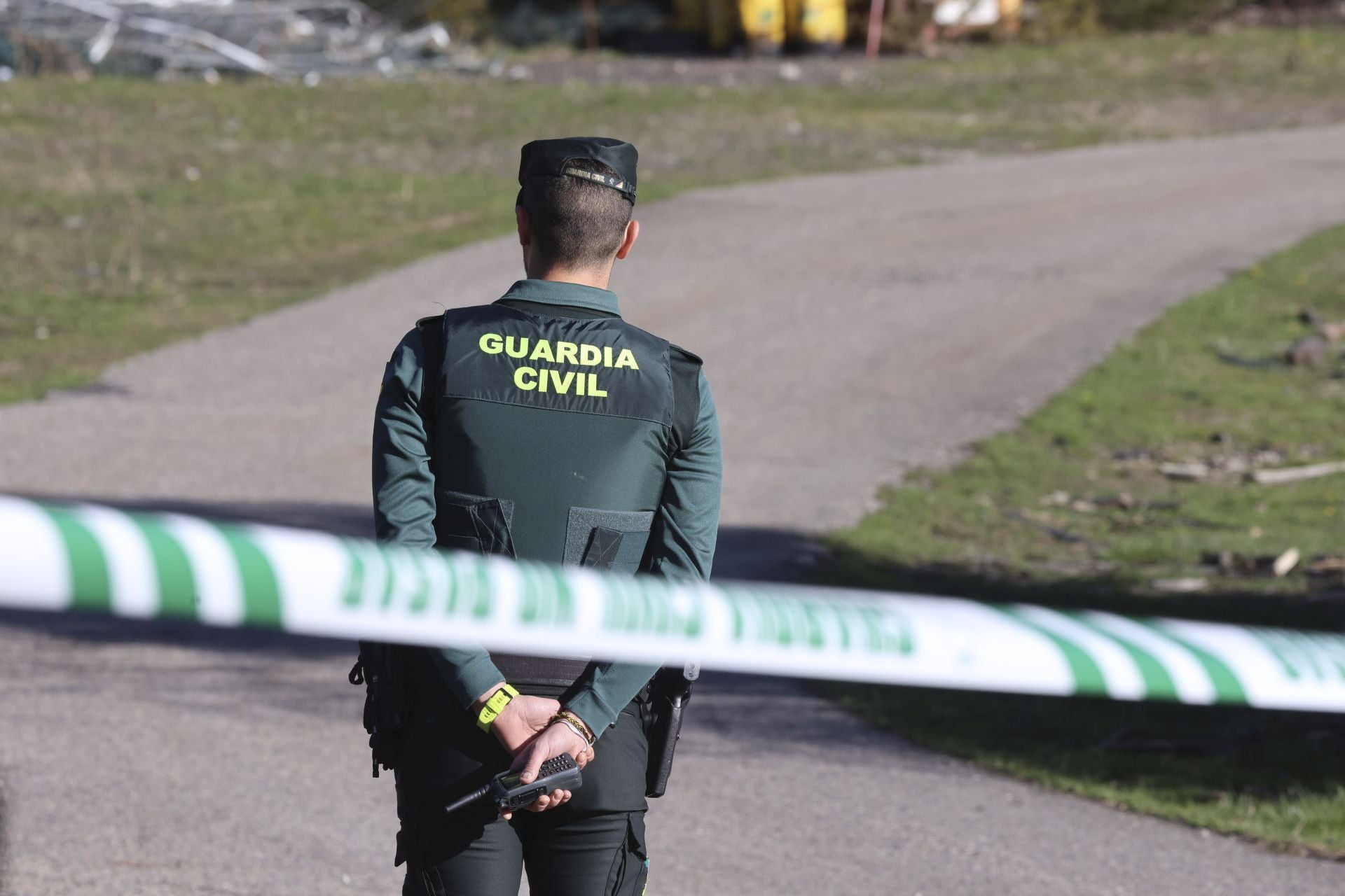 Las imágenes de la inspección de la Guardia Civil en la mina de Cerredo