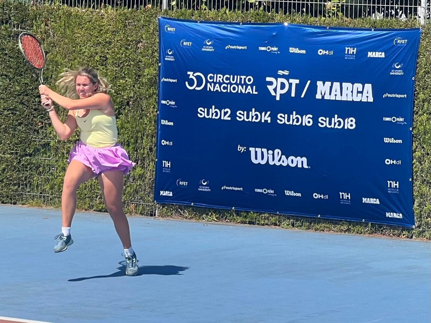 Una de las jugadoras que toman parte en el torneo.