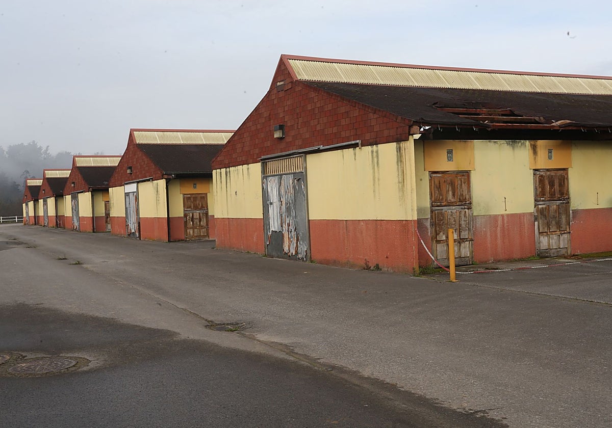 Un conjunto de establos en El Asturcón.