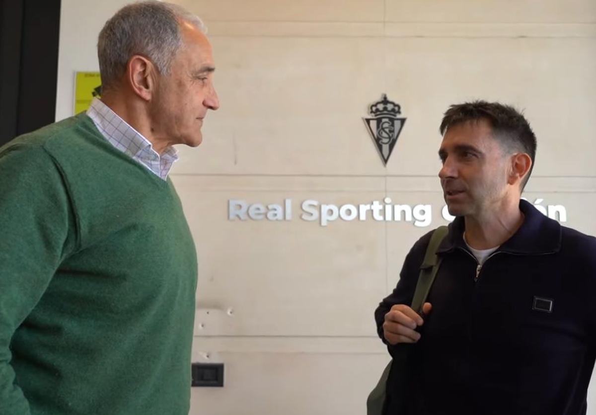 Vídeo | «Aquí todos te vamos a ayudar»: así fue el recibimiento en Mareo a Asier Garitano