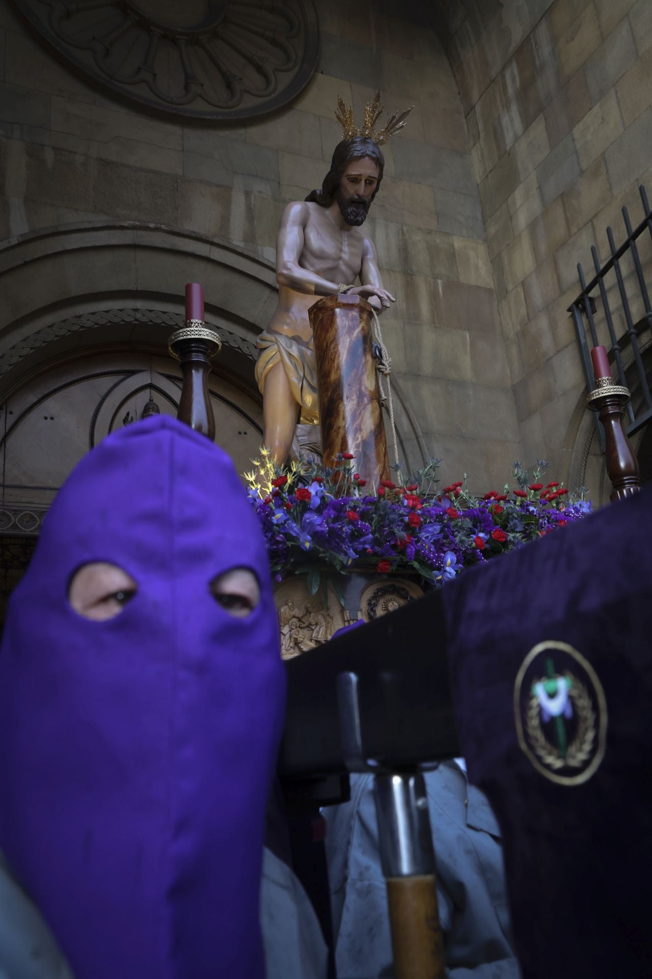 La lluvia obliga a cancelar la procesión del Silencio en Gijón