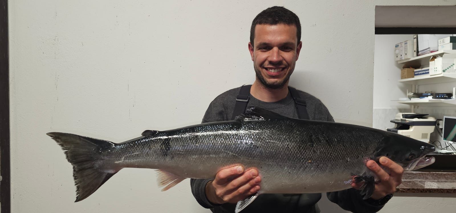 El campanu de Asturias pesó casi 7 kilos