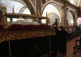 Fotos: El mal tiempo obliga a suspender la procesión en Candás