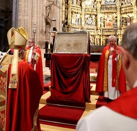 La bendición del Santo Sudario