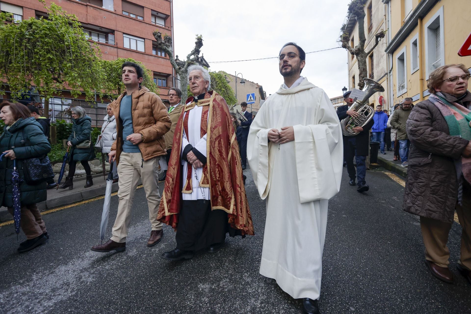 Procesión de la Virgen del Rosario en Candás