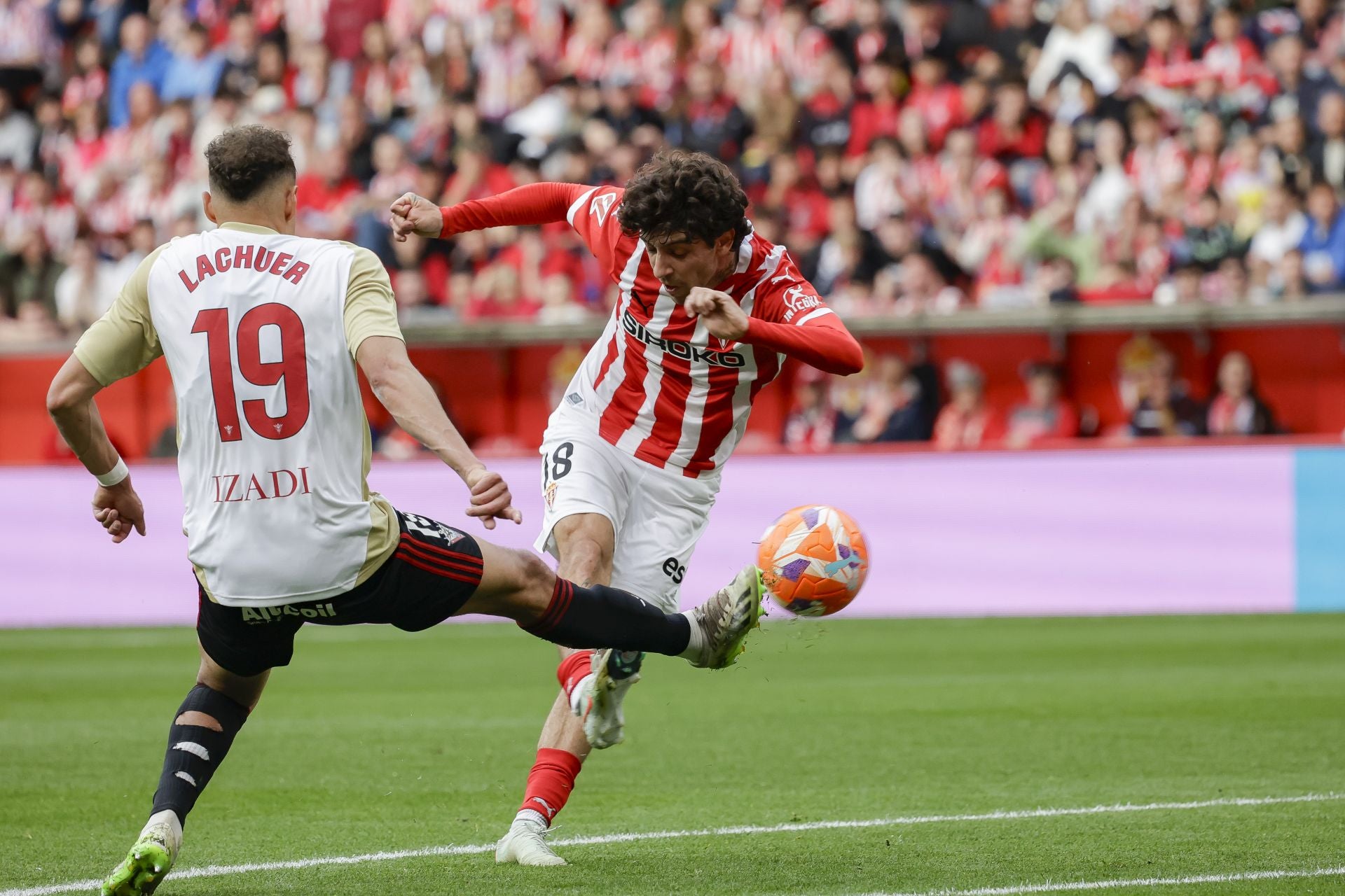 Las mejores imágenes del Sporting - Mirandés en El Molinón