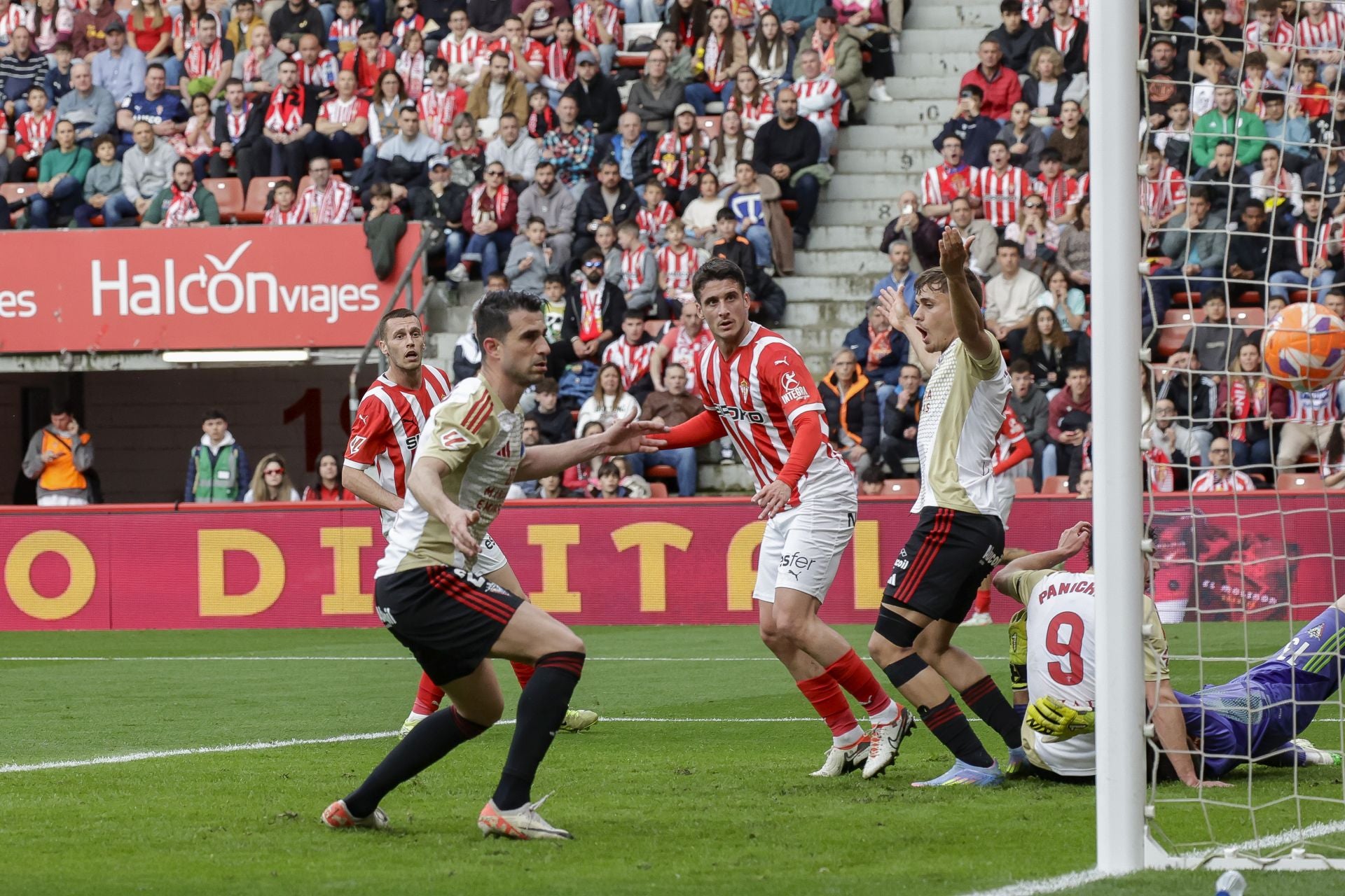 Las mejores imágenes del Sporting - Mirandés en El Molinón