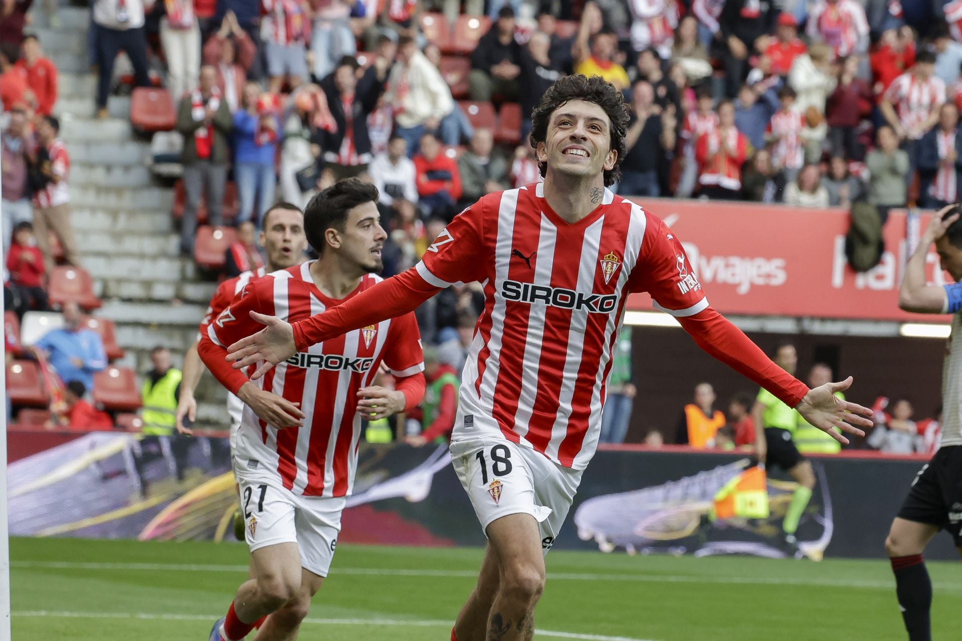 Las mejores imágenes del Sporting - Mirandés en El Molinón