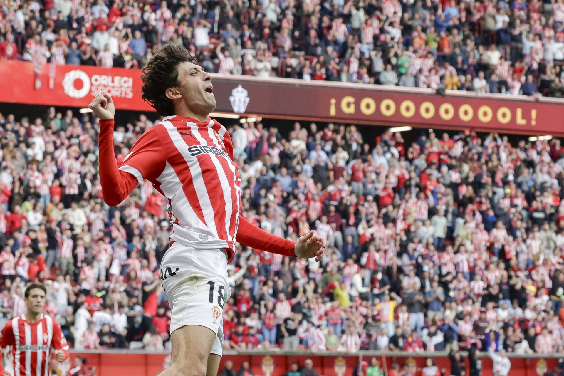Las mejores imágenes del Sporting - Mirandés en El Molinón