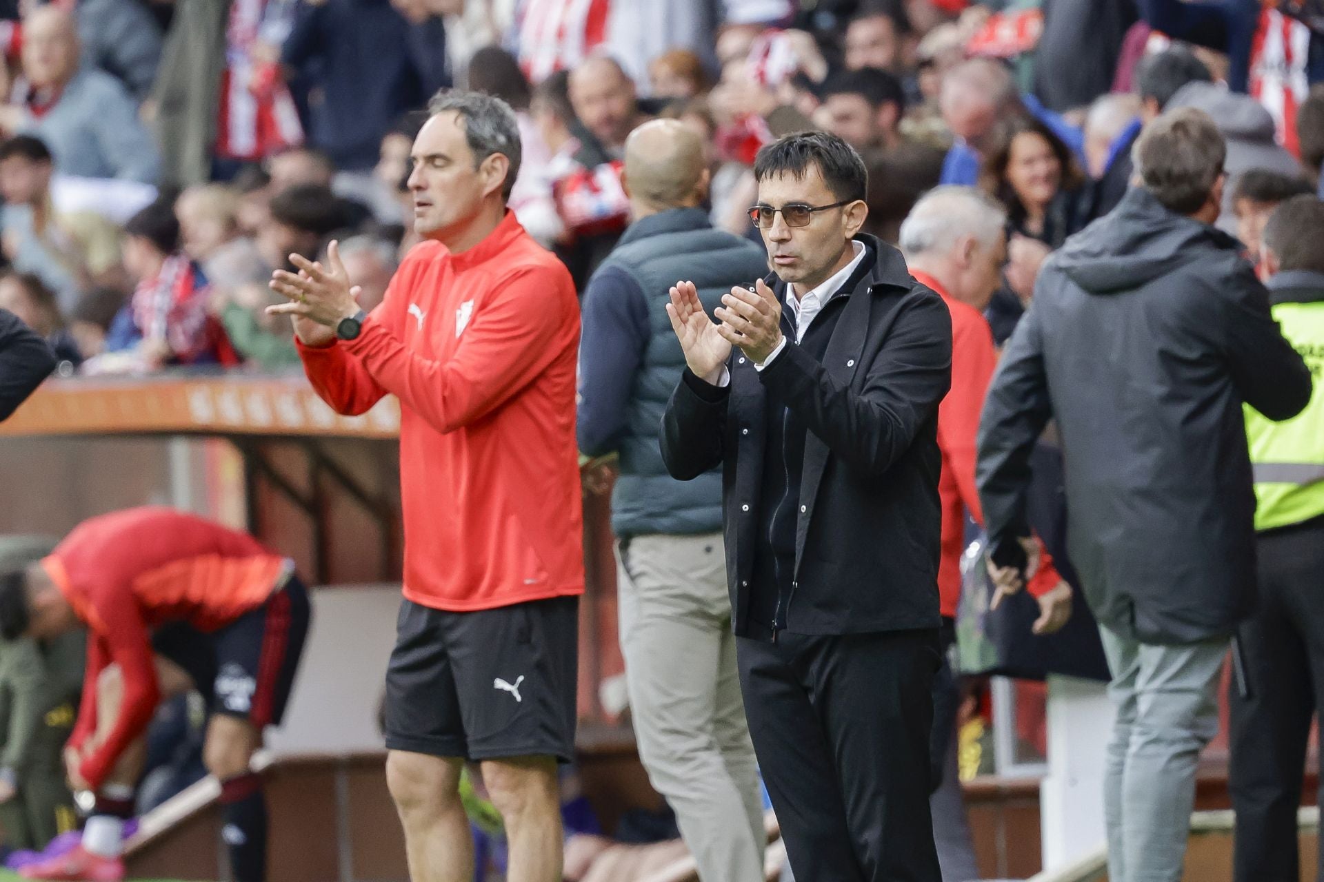 Las mejores imágenes del Sporting - Mirandés en El Molinón