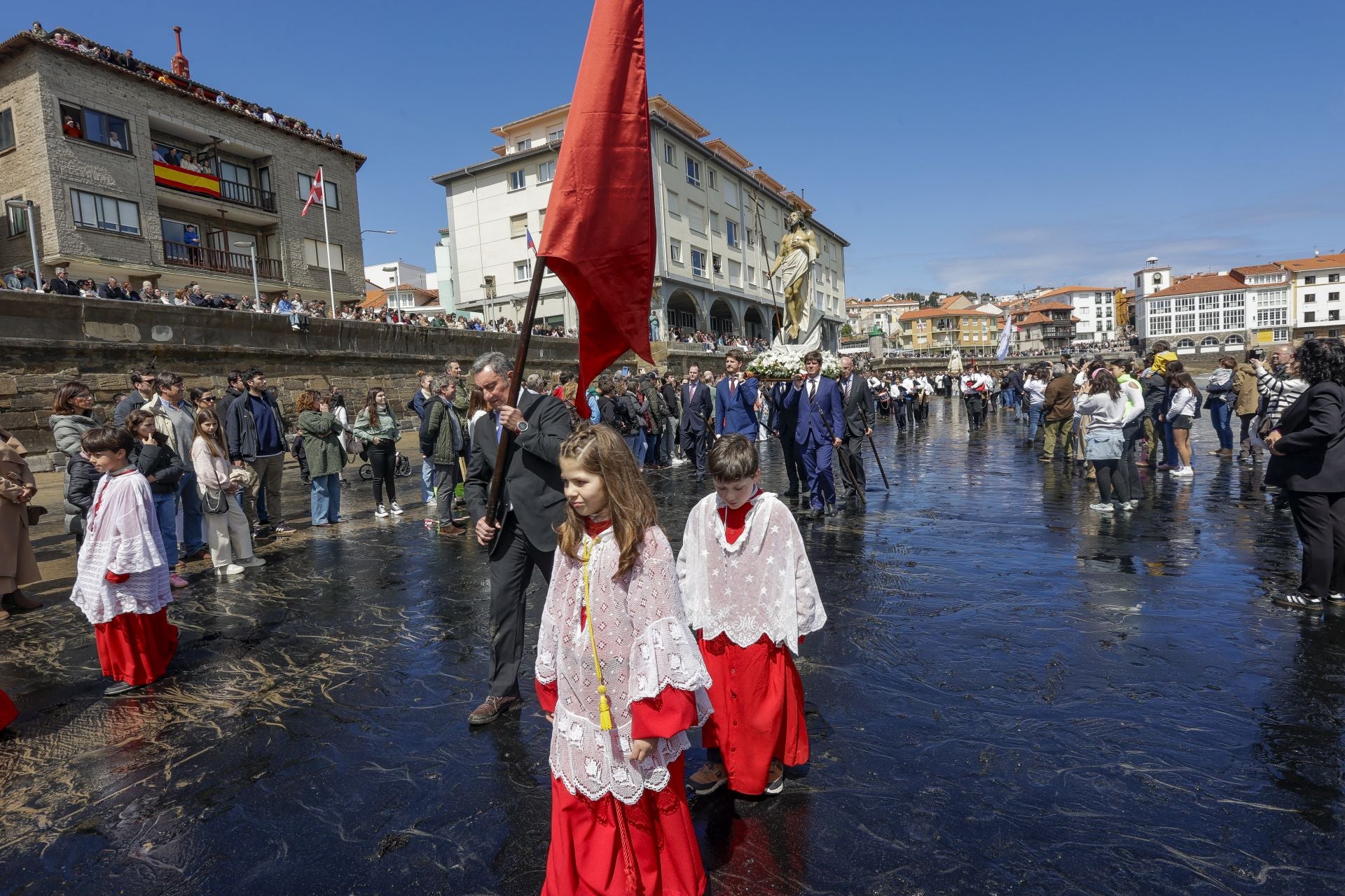 Fotos: La Venia de Luanco en Domingo de Pascua