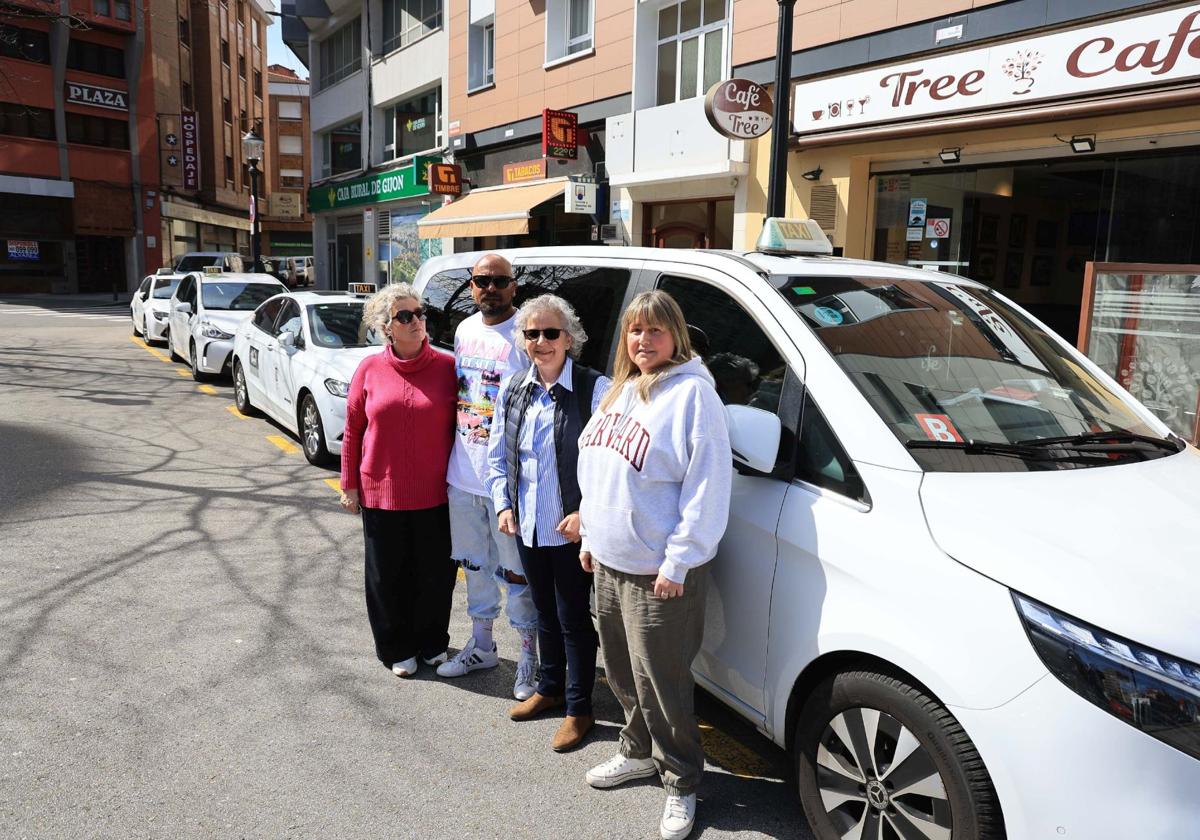 Botón del pánico y cámaras: los taxistas de Gijón aumentan su seguridad