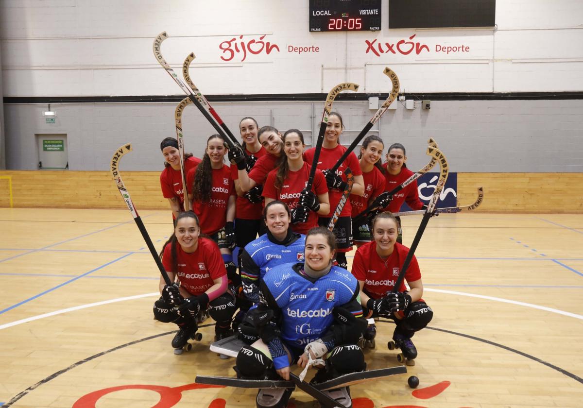El Telecable Hockey busca meter la séptima en Europa