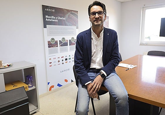 Eduardo Pérez, presidente de la Asociación de Investivgación de Industrias de la Carne del Principado de Asturias (Asincar).