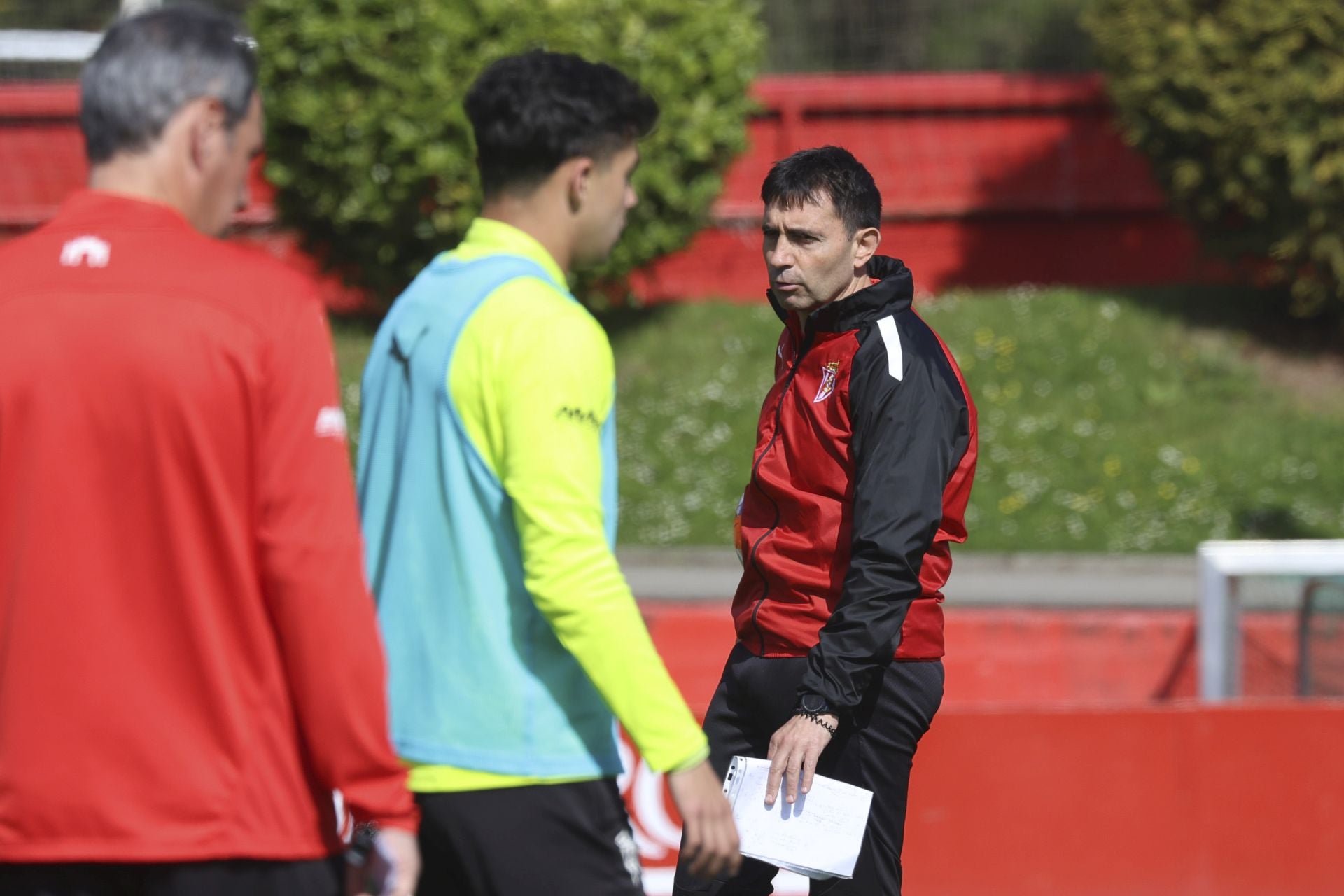 Entrenamiento del Sporting de Gijón en Mareo: próxima parada a Cádiz