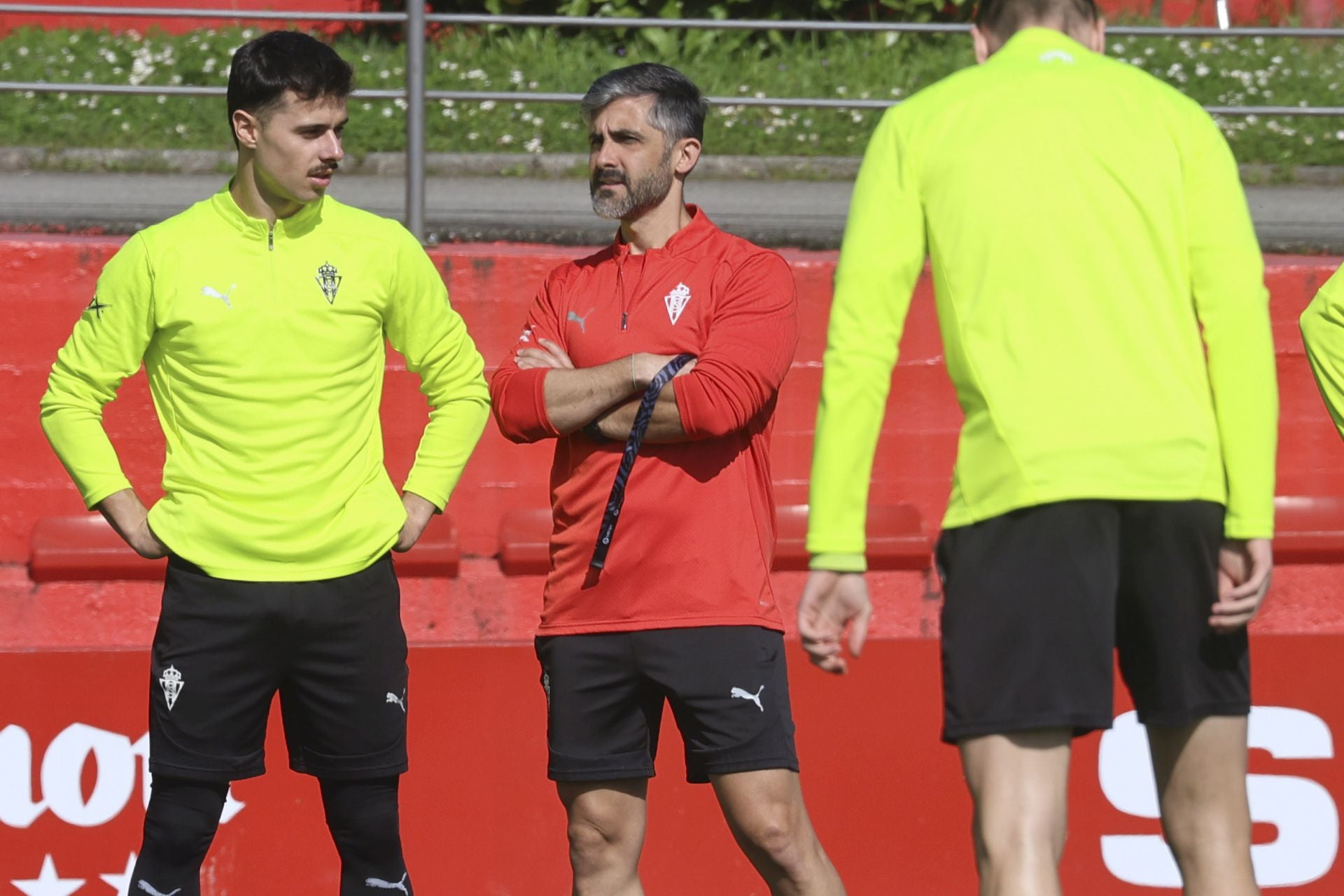 Entrenamiento del Sporting de Gijón en Mareo: próxima parada a Cádiz