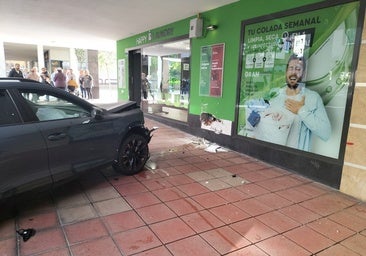 El coche accidentado.