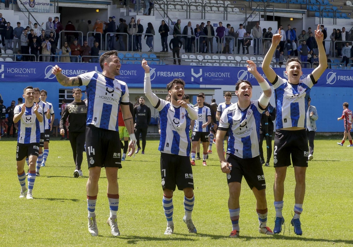 El cambio radical del Real Avilés en cuatro meses