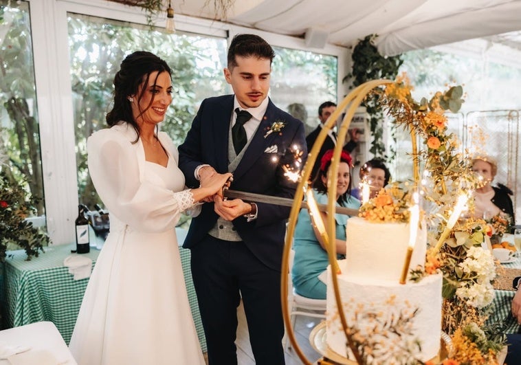 La pareja había celebrado su matrimonio el pasado sábado.
