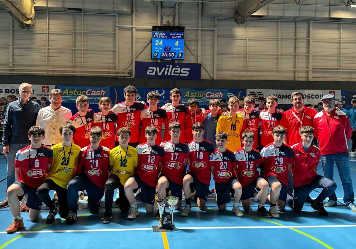 El Bosco Atlética, campeón de Asturias infantil en Avilés