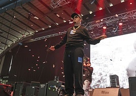 Camin fue uno de los artistas que generó más ambiente en el festival.