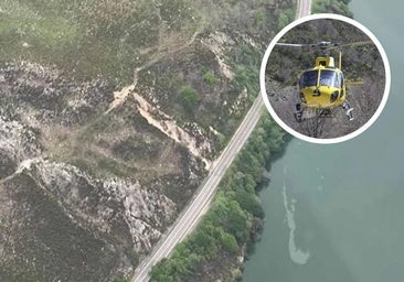 Un helicóptero del 112 cae al embalse de Tanes y corta la luz en todo Caso y parte de Sobrescobio