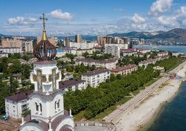 Vista de la ciudad de Novorossiysk.