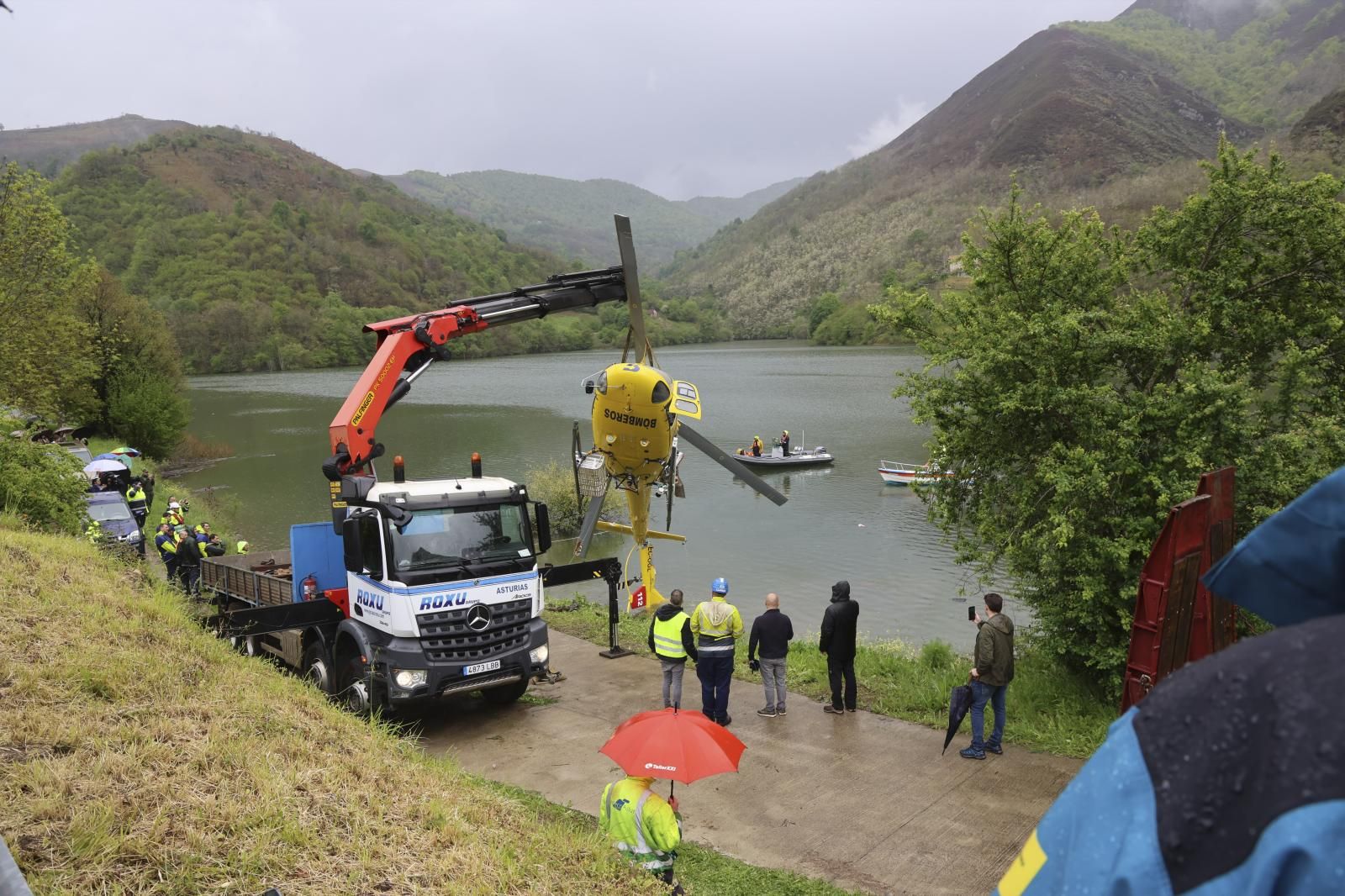 El helicóptero accidentado será «inmediatamente repuesto»