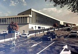 Infografía del futuro colegio de Montecerrao.