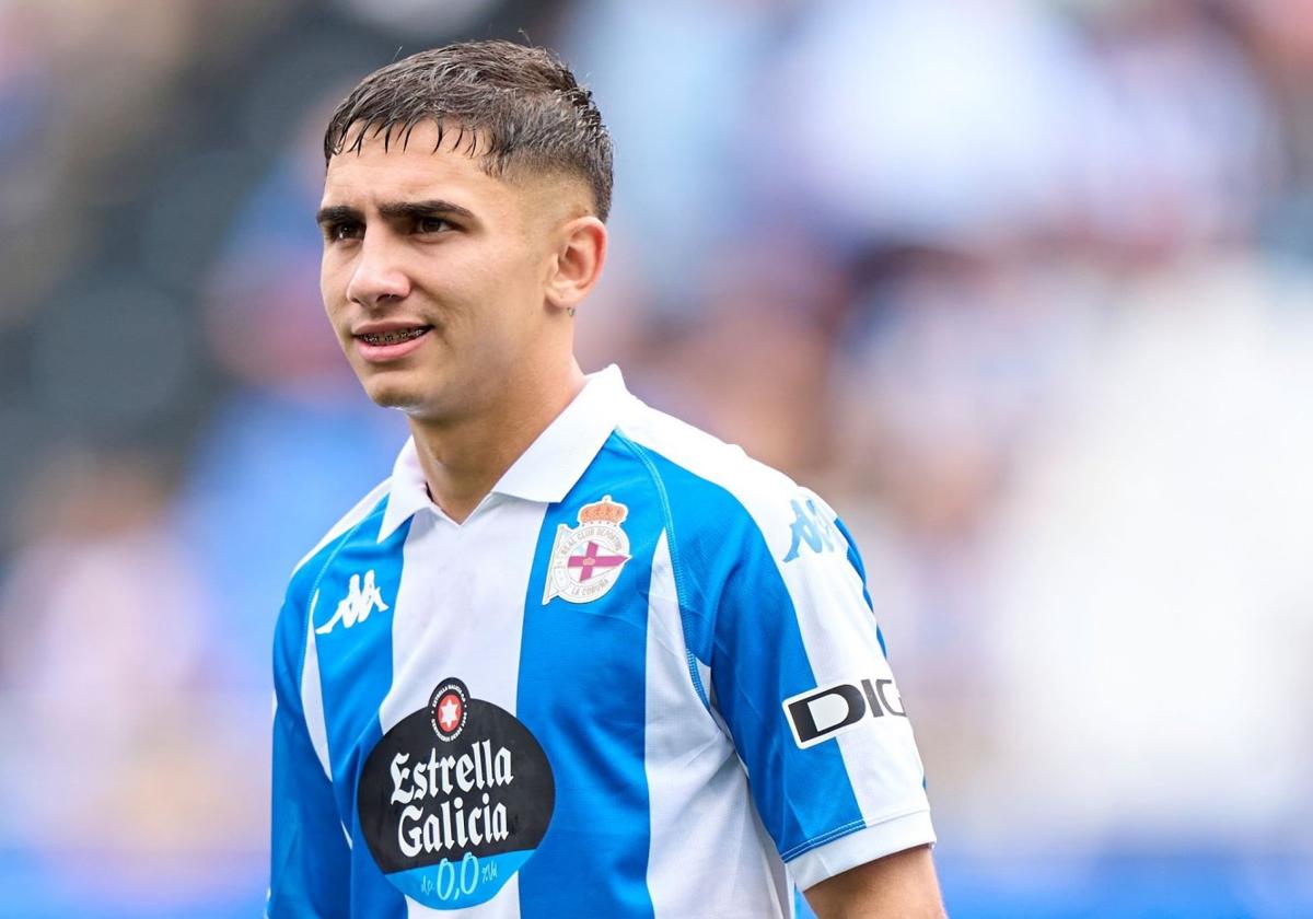 Yeremay Hernández, máximo goleador del Dépor esta temporada.