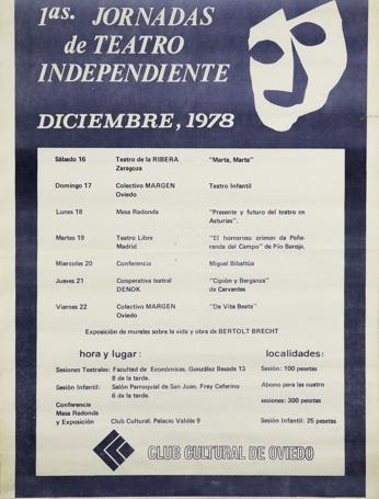 Jornadas de teatro en 1978.