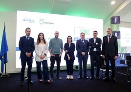 Santiago Cuervo, Noemí Goilón, Jon Hernández, Magda Teruel, Alfredo Canteli, Juan Carlos Campo y José Esteban Fernández-Rico.