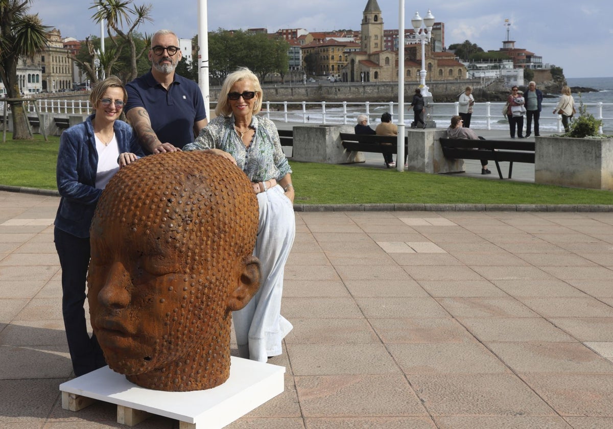 Una escultura monumental para los Jardines del Náutico, en Gijón