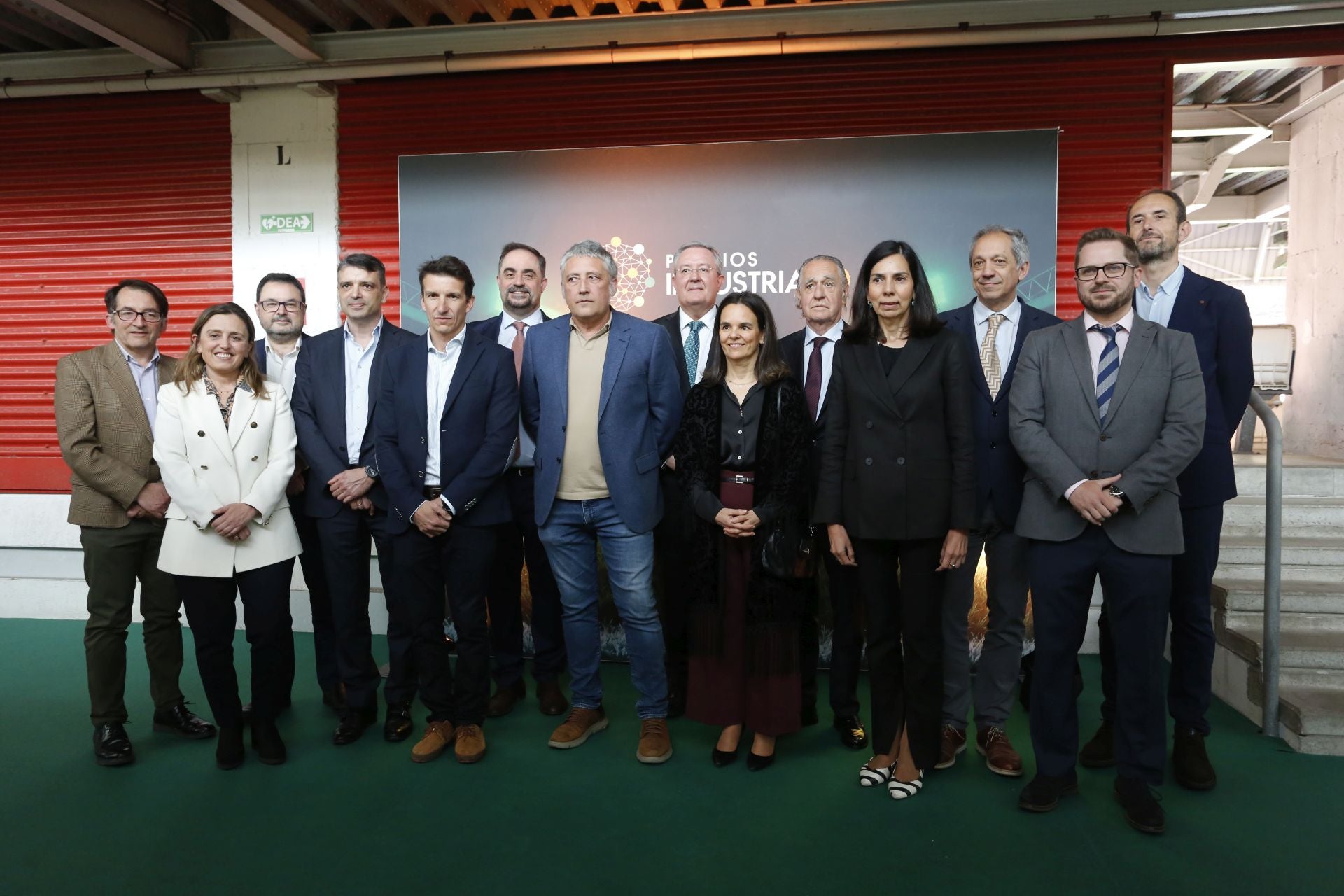 Los V Premios Industria 4.0 en las gradas de la tribuna oeste de El Molinón