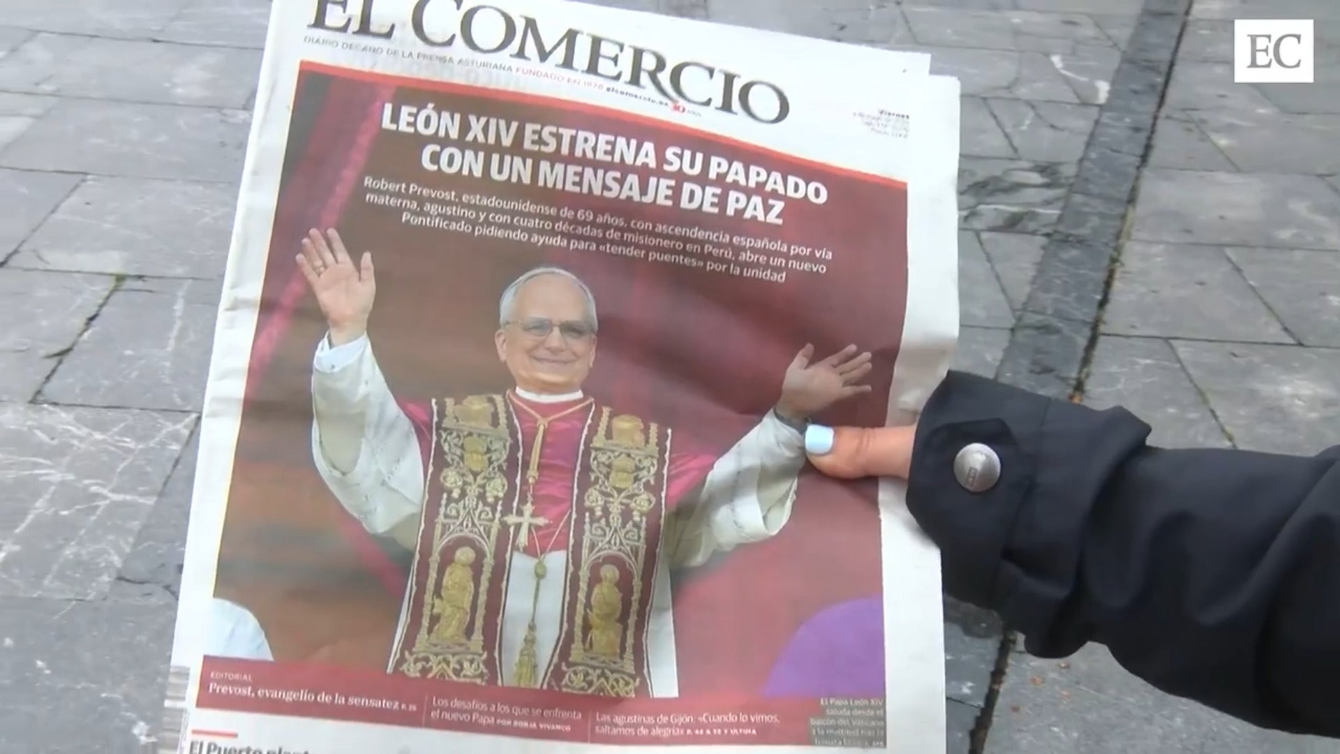 Primeras impresiones en Asturias sobre el Papa León XIV: «Pinta bien»