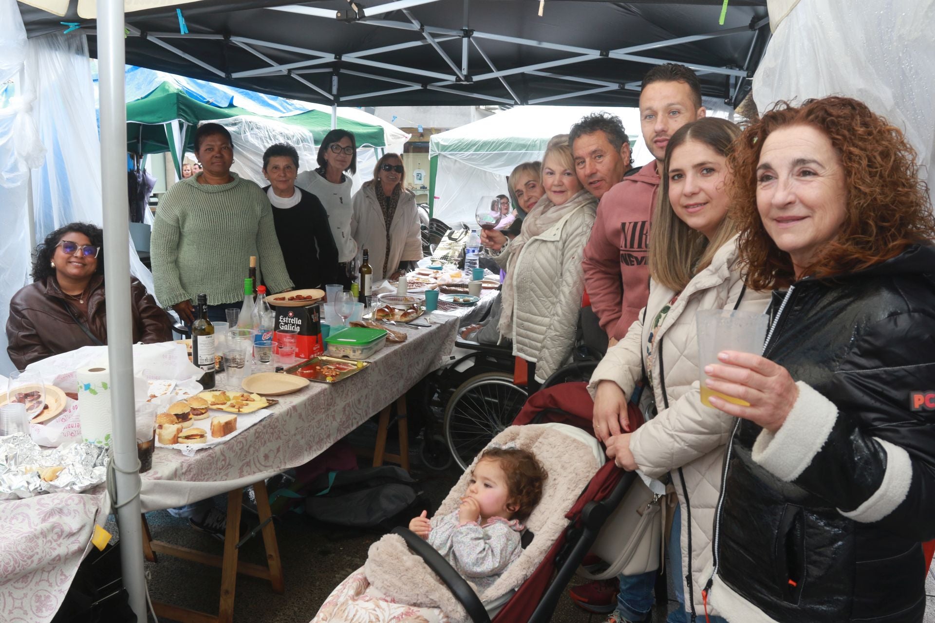 Comida en la calle en Pola de Laviana