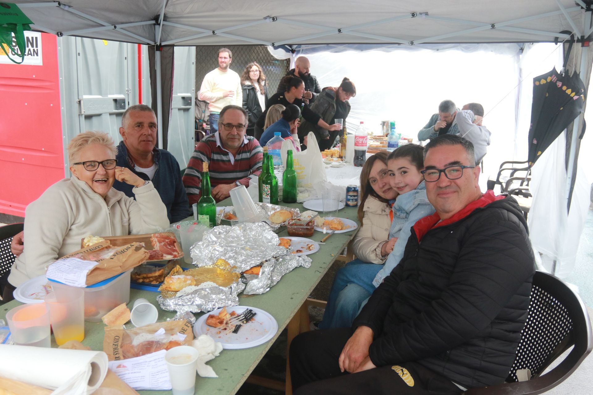 Comida en la calle en Pola de Laviana
