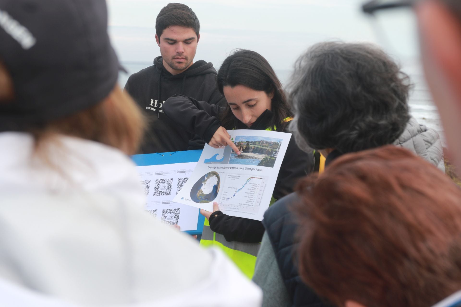 Clase desde la Lloca hasta el Elogio para conocer lo que esconde el suelo de Gijón