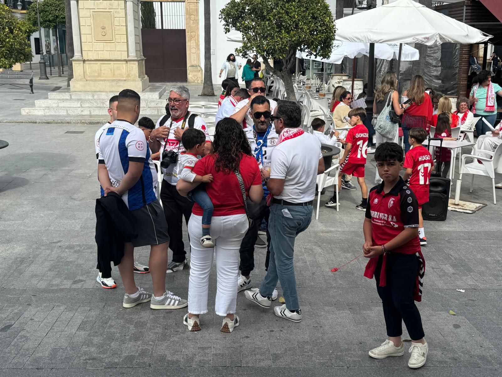 La afición del Real Avilés estuvo en Lebrija